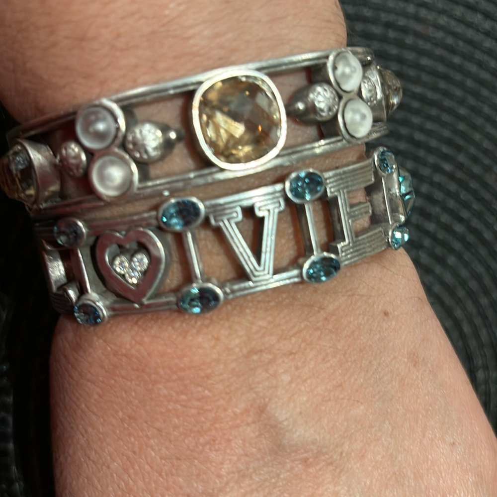 Brighton)bangle brown circle